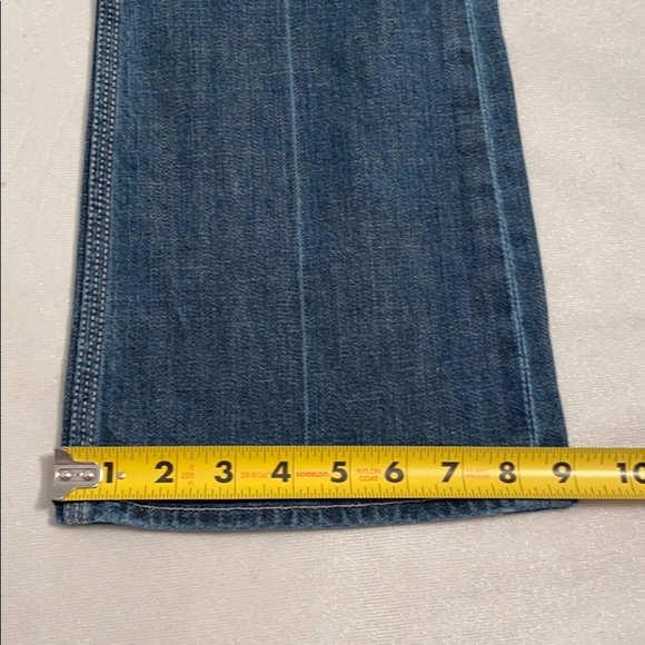 7 for all Mankind Flynt crystal embellished blue bootcut denim jeans 27 - Picture 8 of 12